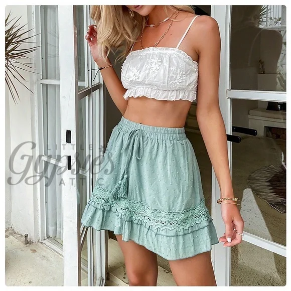 Little Gypsie's It's Spring Somewhere Ultra Mini Skirt - Picture 8 of 13